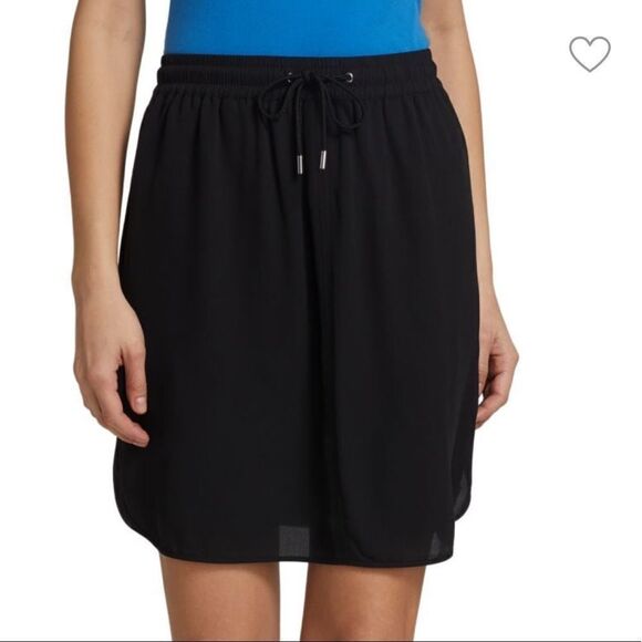 NWT ATM Crepe Georgette Drawstring Skirt XS - Picture 1 of 13